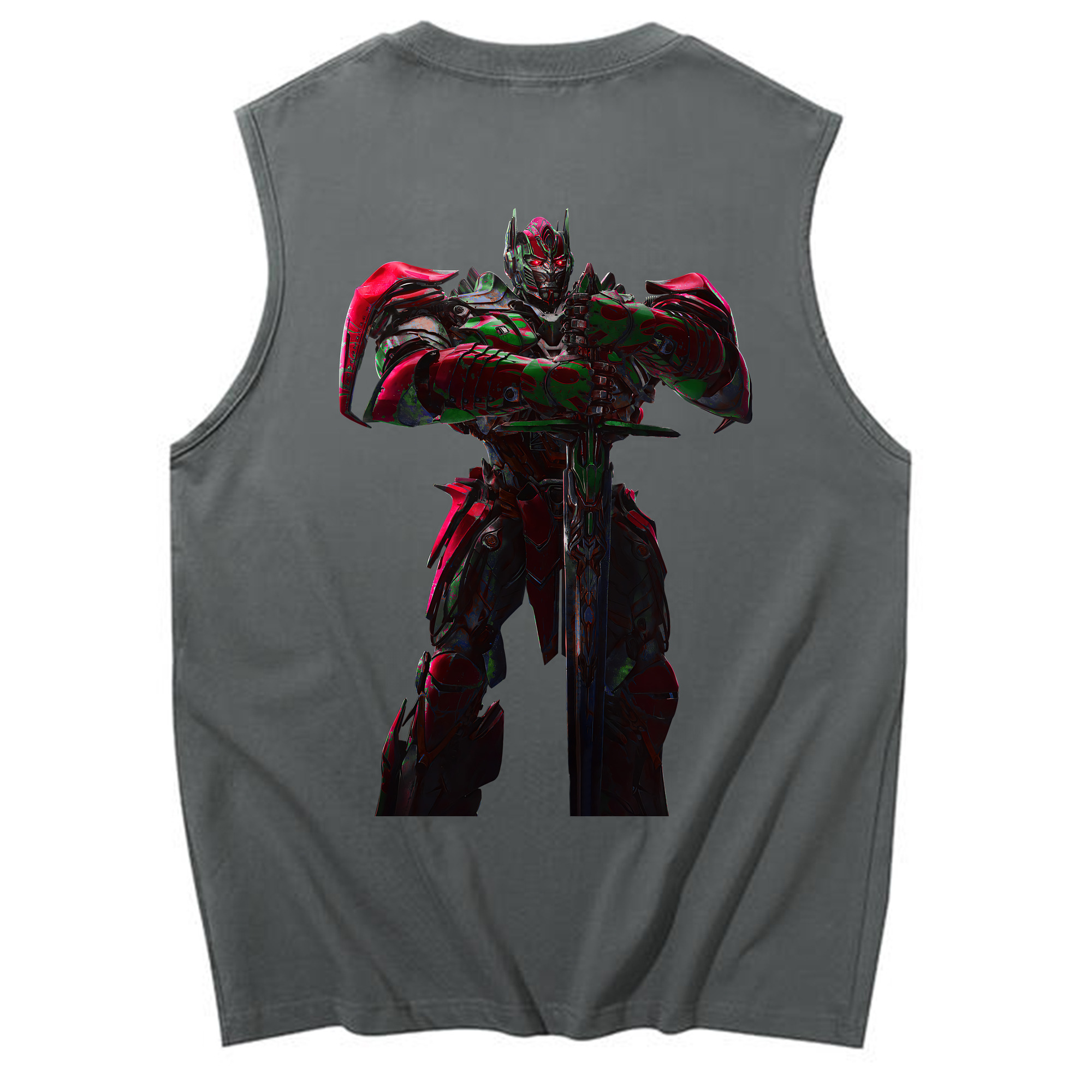 （画像用） Transformers トランスフォーマー コットン100％タンクトップ（背面プリント）